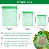 50PCS Fruit Protection Bag,12X16 /30CMX40CMFruit Netting Bags, Fruit Cover Mesh Bag with Drawstring, Garden Netting Bag, Birds Pest Net Barrier Bag