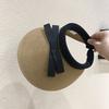 Fine cellulose empty top hat bow casual women's headband topless spring and summer sunshade sun protection duck tongue straw hat