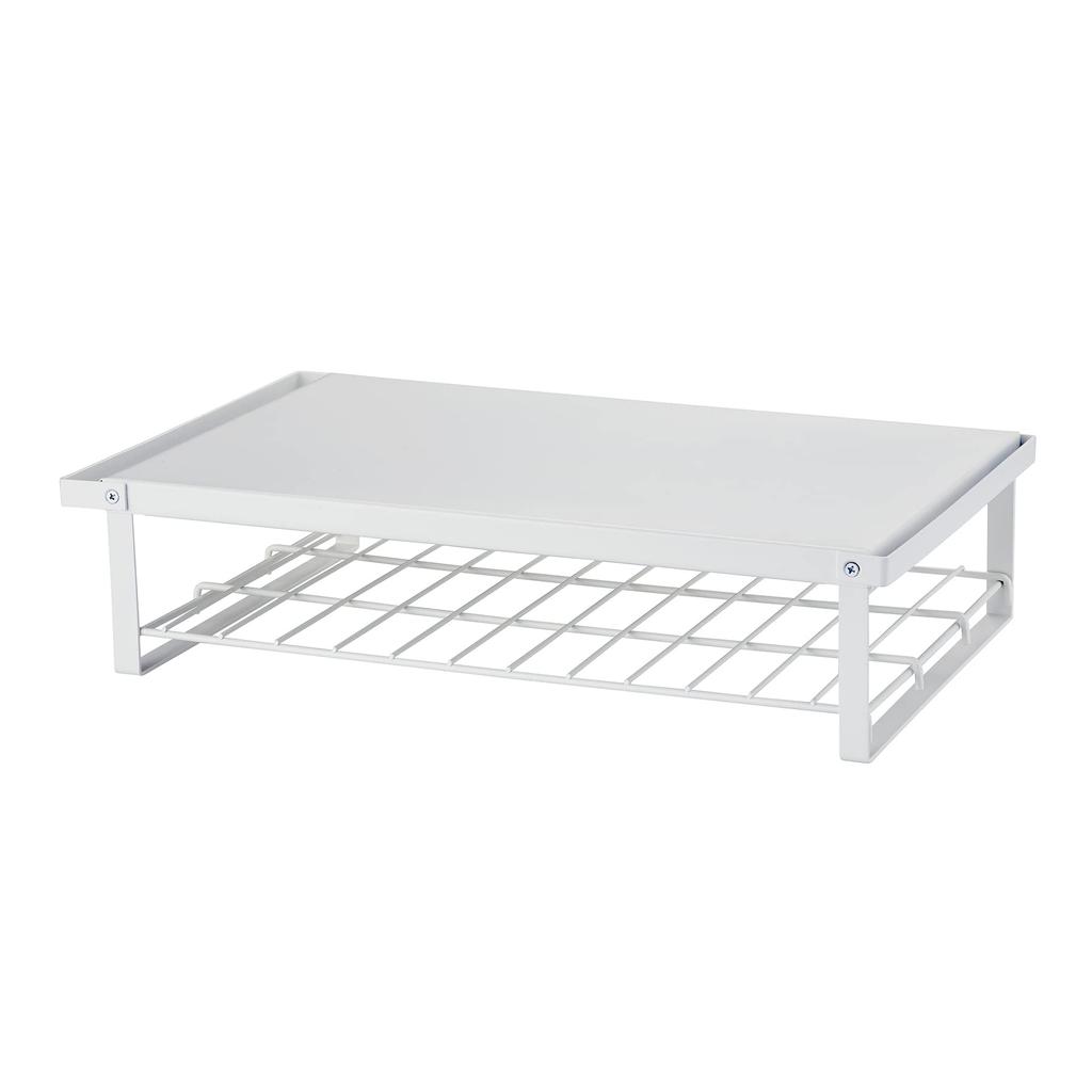 HEIAN SHINDO Over-the-Range Rack, Matte White, 46cm Wide X 29.5cm Deep X 11cm High, 10kg Load Capacity, REW-1, Heian Shindo Kogyo