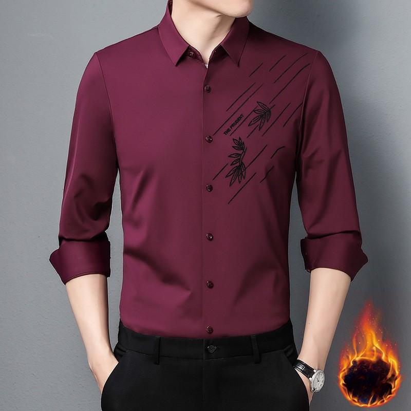 Зимняя бархатная стеганая рубашка — фото 4