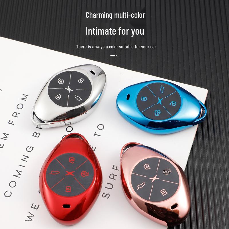 Premium Xiaopeng P7 Key Cover Set for 21 Models: G3, G3i, 520i Smart Edition Protective Shell