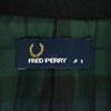Fred Perry Wool Chester Coat 8 Navy Women Used