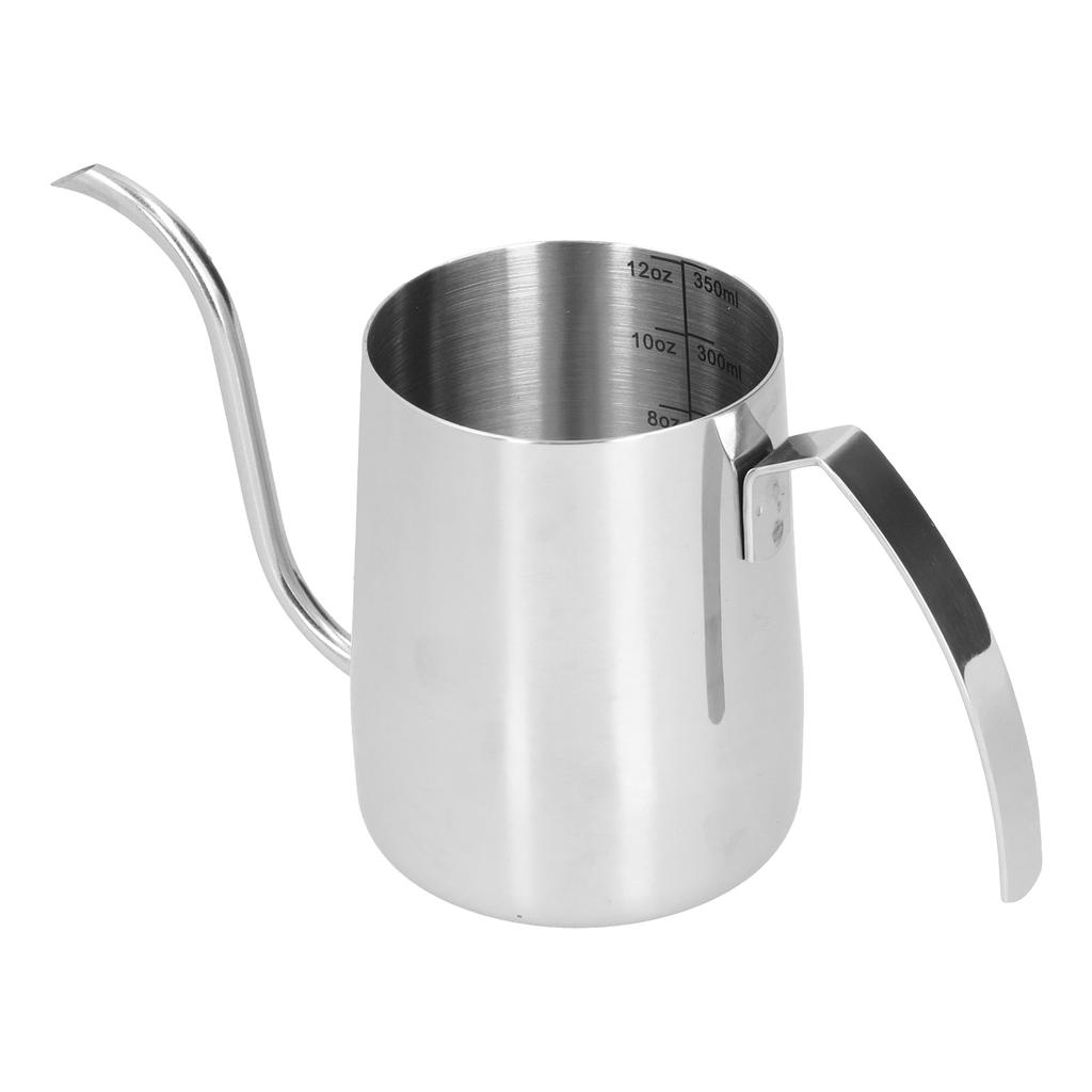 304 Stainless Steel PTFE Coffee Kettle with Inner Scale Thickened Pour Over Coffee Pot for Home