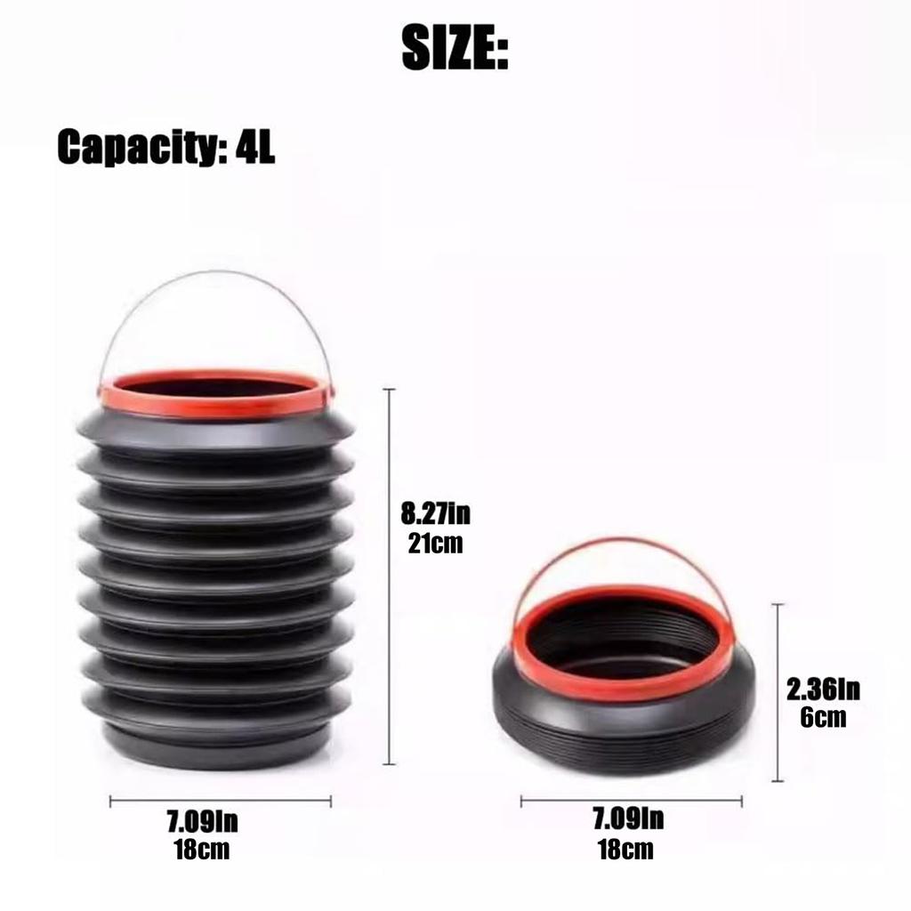 Car Trash Can Foldable Mini Garbage Bin Magic Storage Bucket for Vehicle Portable Retractable Umbrella Holder