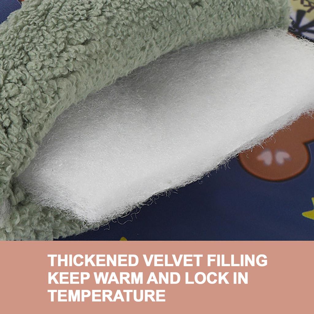 Motorcycle Winter Warm Handlebar Covers Motorcycle Reflective Riding Handlebar Covers for Mountain Road Electric Bike