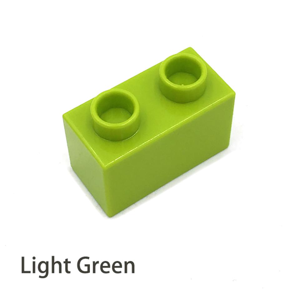 Non-Toxic Big Size Diy Building Blocks Thick Figures Bricks 1X2Dot 24Pcs Educational Creative Toys For Children Compatible With Brands