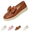 Women's Bowknot Platform Loafers Slip On Casual Shoes Soft Insole Lightweight Durable Sole Comfortable Fit