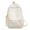 Backpack Female Senior Sense Light Travel Large Capacity Simple Solid Color Backpack Female Campus Junior High School College Student Schoolbag
