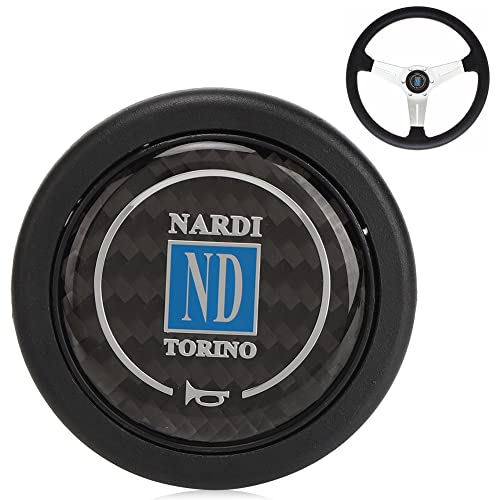 

Nardi Replacement Horn Button Carbon Horn Horn Button Steering Wheel Accessories Interior Horn Push Button Kit for Nardi Steering Wheel