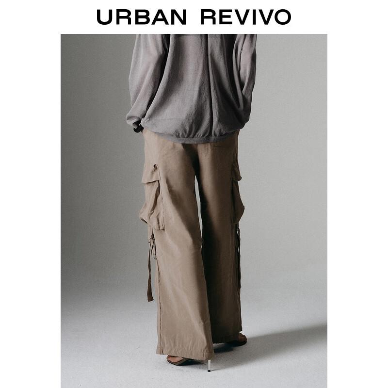 UR Women's High-Waist Workwear Wide-Leg Cargo Pants