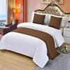 Premium Long Bed Banner Bed with Towel Modern Home Beds End Towel, Hotel Specific Pillow Cover, Light Luxury Bed End Towel