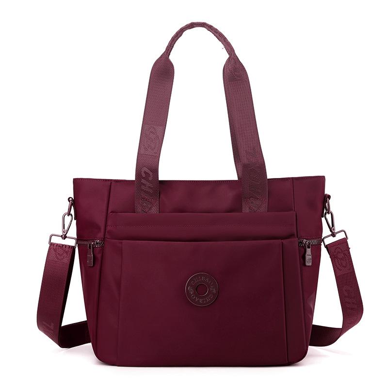 2026 New Large Capacity Lightweight Nylon Women's Crossbody Handbag: Simple, Versatile, and Casual