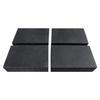 Rubber Elevate Pad, SlipResistant Hoist Block, Car Repair Support, Sturdy Black 16.5x10x3cm
