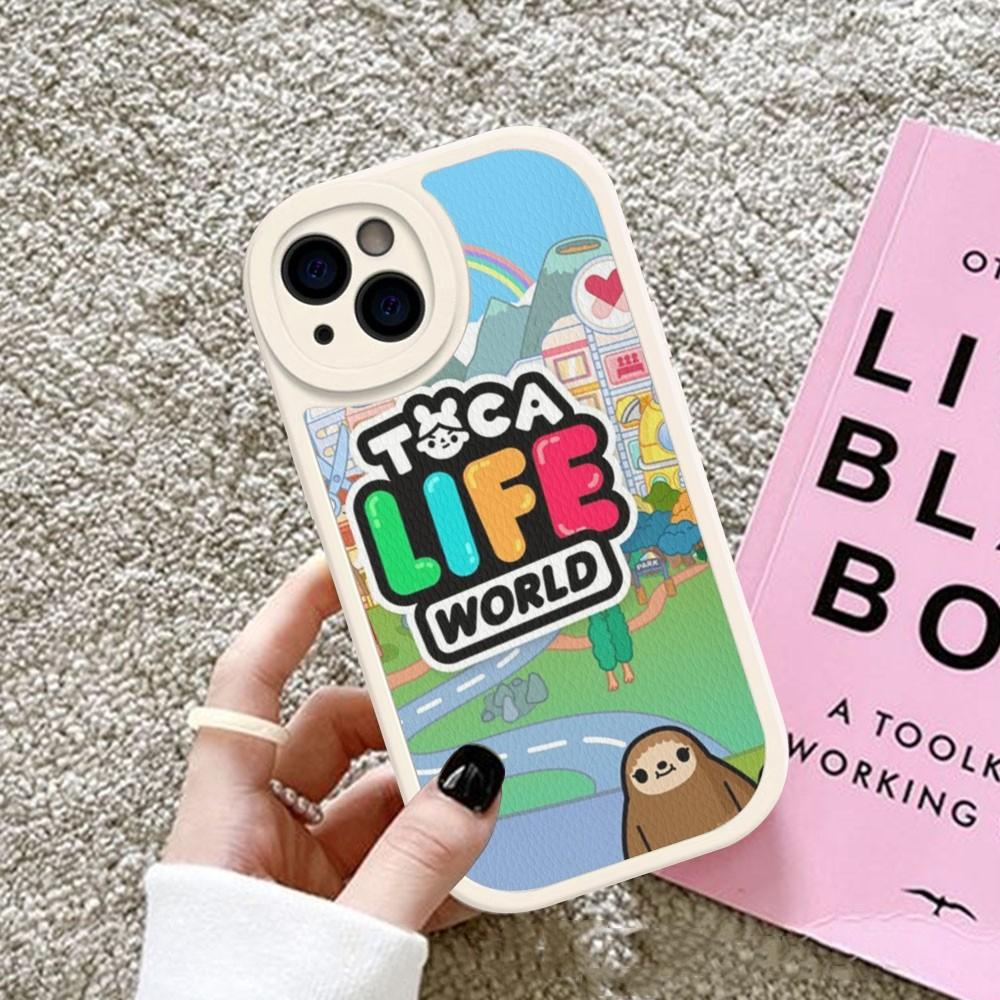 Toca Boca Toca Life World Phone Case Hard Leather For iPhone 14 13 12 Mini 11 14 Pro Max Xs X Xr 7 8 Plus Fundas