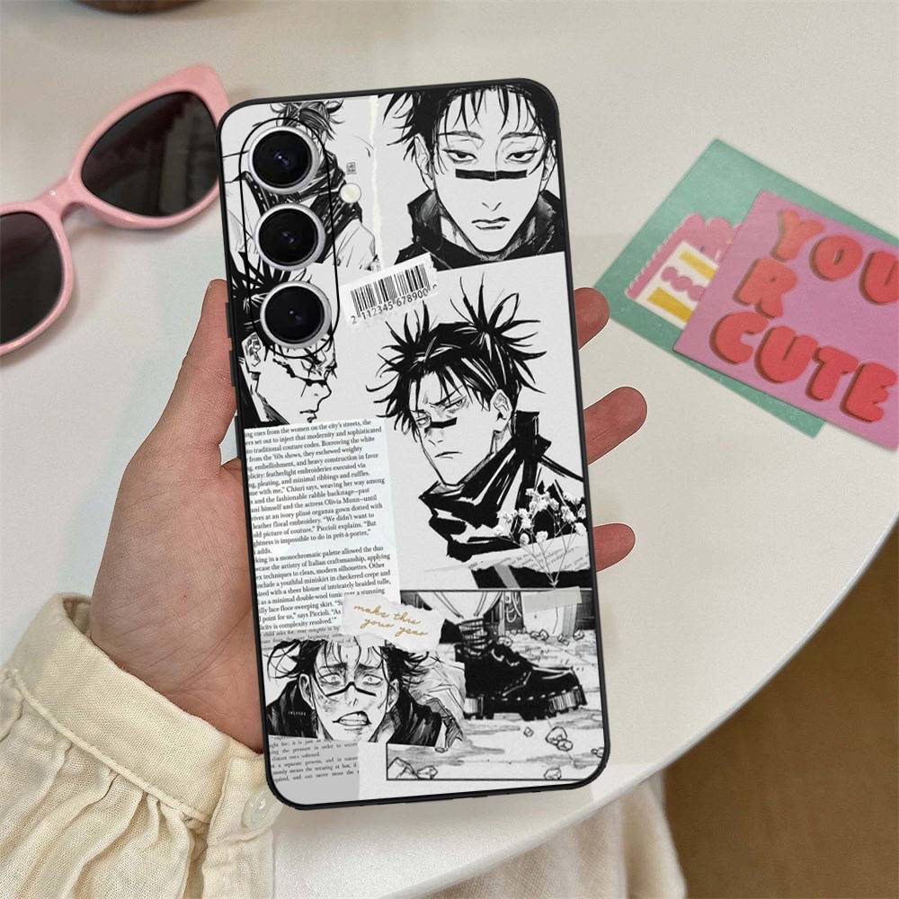 Anime Jujutsu Kaisen Choso Phone Case For Samsung S 20 21 22 23 Lite Plus Ultra Clear Mobile Cover Funda