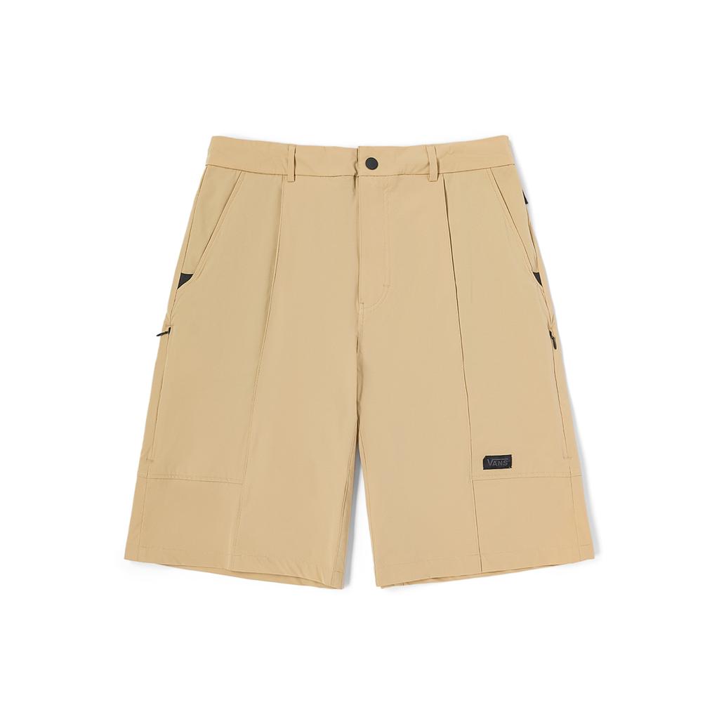 Vans Solid Woven Straight-Leg Casual Shorts Men Bottoms Terracotta VN000F2AYUU