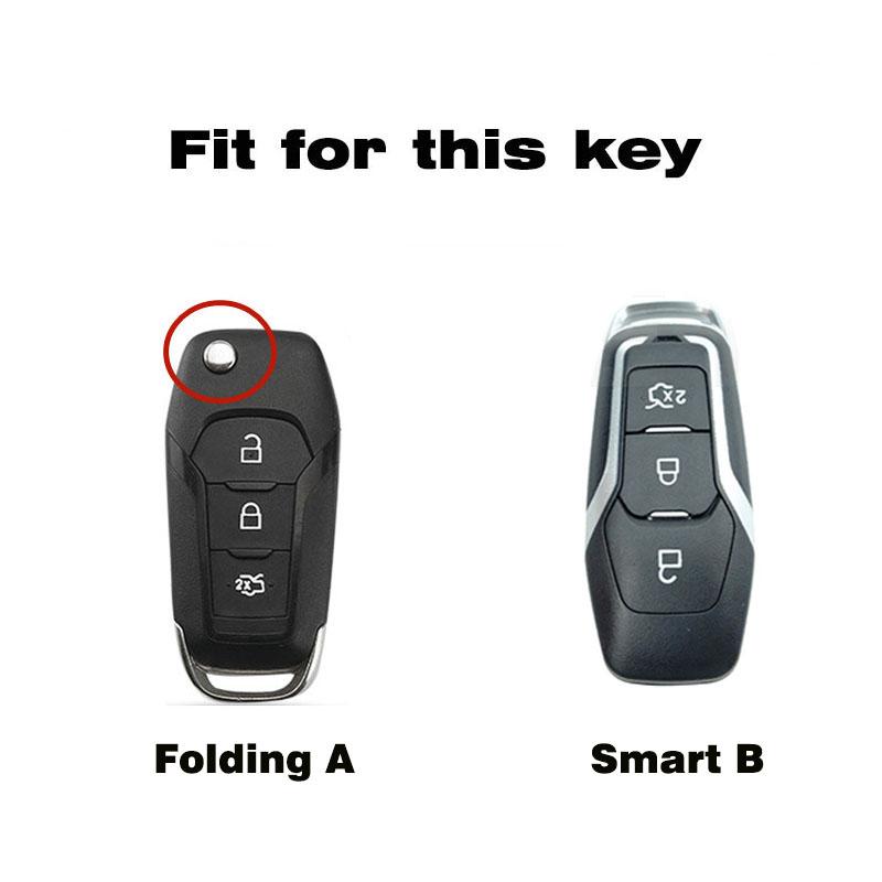 Soft TPU Car Smart Key Case Cover Fob For Ford MK3 MK4 MK5 Fiesta Ecosport Kuga Explorer Edge Mustang 3 4 ST Mondeo Holder Shell