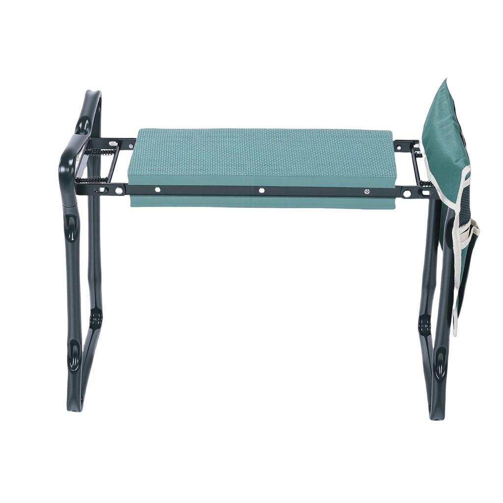 Folding Garden Kneeler Seat Multifunctional Comfortable Garden Kneeling Bench with Tool Bag for Outdoor Gardening