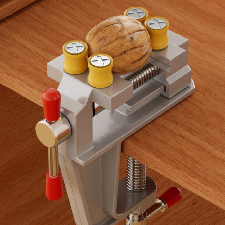 Mini Workbench Vise Portable Aluminum Miniature Small Jewelers Hobby Clamp Table Rotatable Lock Clamp Repair Tool