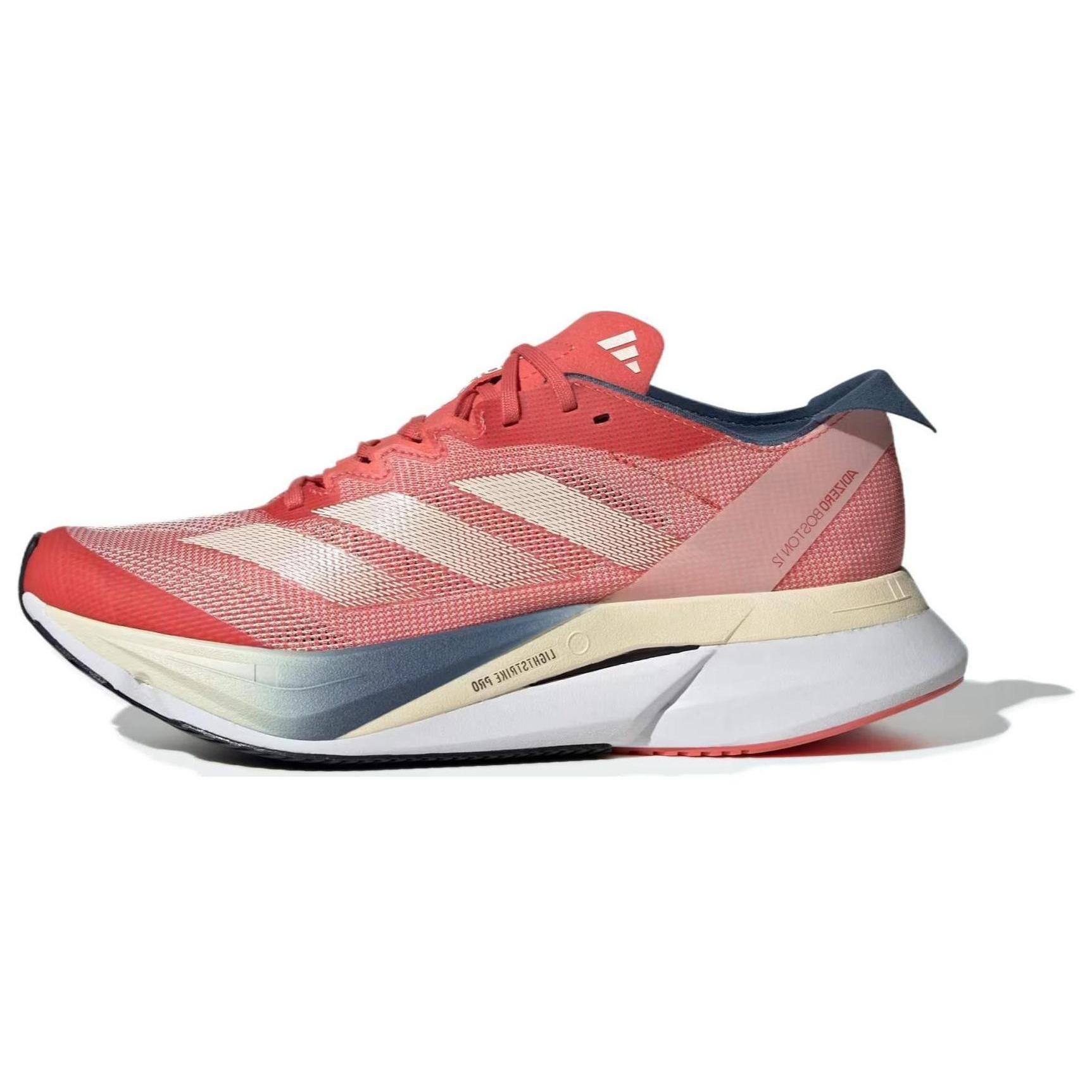 

Новые Adidas Adizero Boston 12 Бостонский марафон Подержанные Алый Чудо Белый Подержанные Чернила Женские IF1910 43