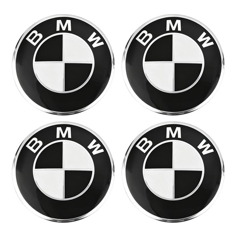 4Pcs 56mm Wheel Center Caps Emblem Badge Interior Sticker Accessories For BMW G80 G06 G07 G42 SD47 G14 G15 G16 F82 F20 F21 F83 M2 M3