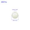 M METERXITY 200pcs Glow Fish Beads - Plastic Luminous Round