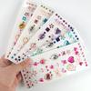 Acrylic Gem Face Stickers for Kids Colorful Rhinestone Self-Adhesive Gems for Girls Stage Performance Makeup DIY Crystal Stickers for Party