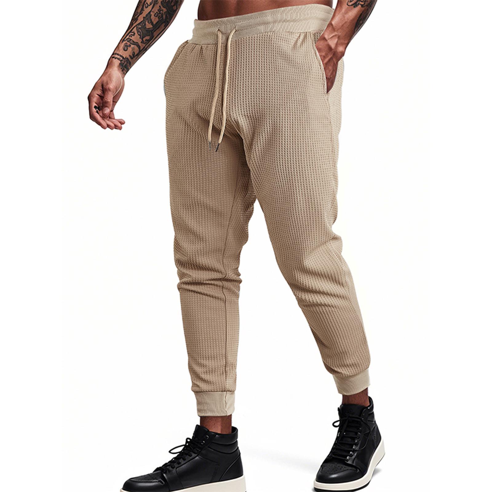 

Мужские повседневные брюки, широкие спортивные рабочие брюки XXXL хаки