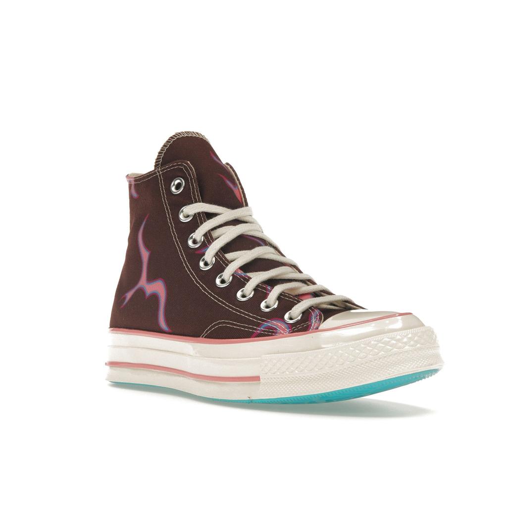 Converse Golf Le Fleur X Chuck 70 High Paprika Flame Unisex Sneakers Brown Egret Salmon-Rose A08646C