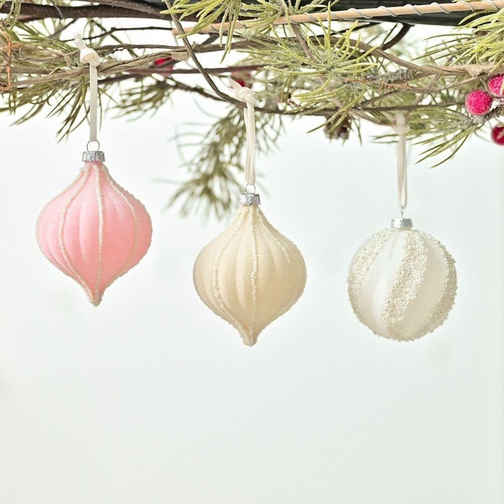 12pcs Irregular Christmas Spheres Pendant 6cm Christmas Tree Ornaments  New Year