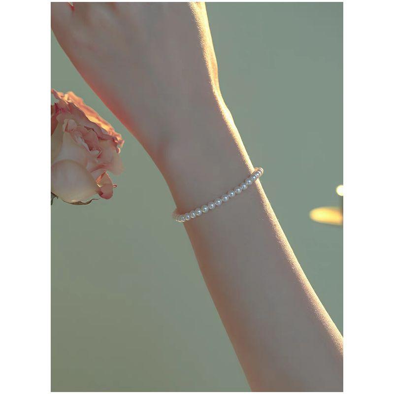 

Ультратонкий браслет из жемчуга Шицзя женский на эластичной нити женский 2024 легкая роскошь класс меньшинства термочувствительный браслет-украшение с мягким ветром 15cm 4mm