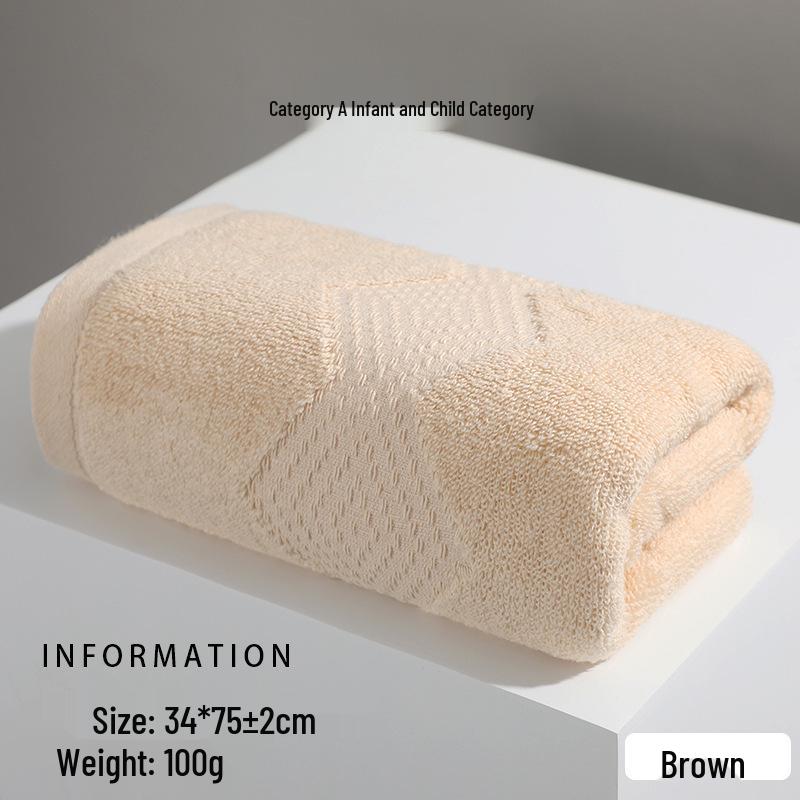 Thickened Soft Absorbent Cotton-Poly Face Towel - Gift for Home Use