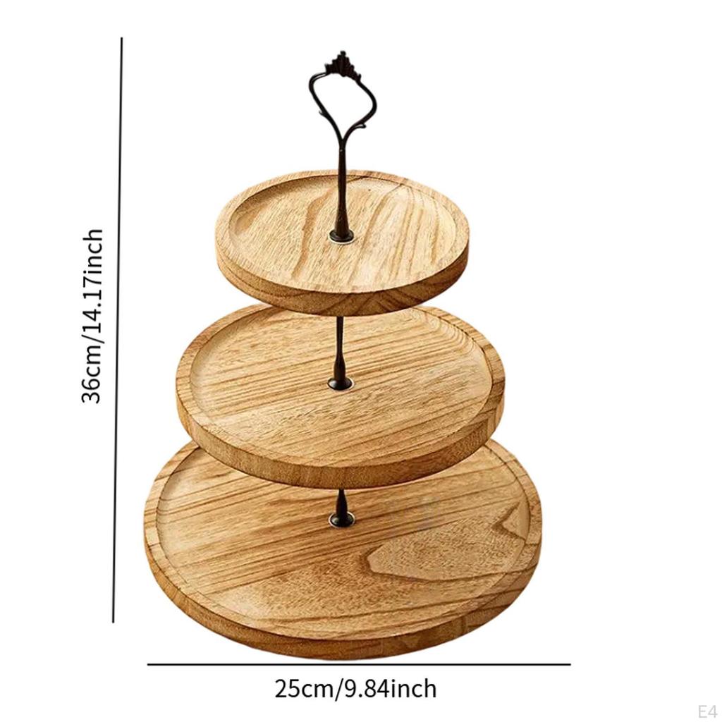 Stojan na muffiny, stojánek na sušenky, 3vrstvý univerzální servírovací tác, dezert na párty, oslavu, narozeniny