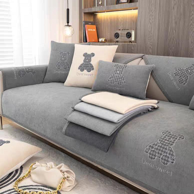 

All-season Universal Chenille Sofa Cushion Luxury Modern Seat Cushion Non-slip Sofa Cover Cover Cloth Towel 90*160cm