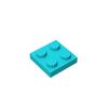 20Pcs  MOC Parts 3022 94148 Plate 2 X 2 Compatible Bricks DIY Assmble Building Blocks Particle Kid Puzzle Brain Toy Birthday Gif