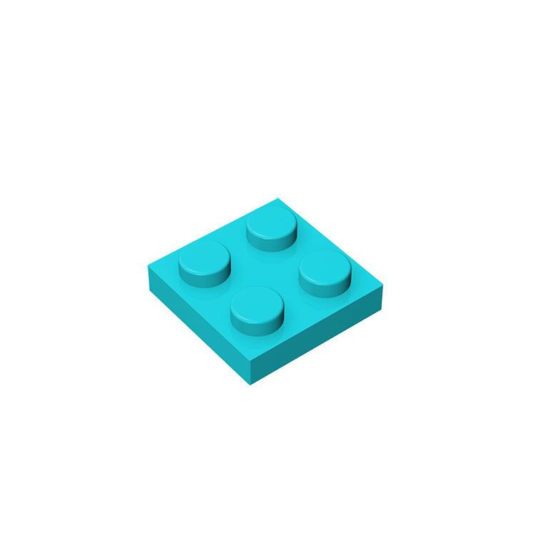 20Pcs MOC Parts 3022 94148 Plate 2 X 2 Compatible Bricks DIY Assmble Building Blocks Particle Kid Puzzle Brain Toy Birthday Gif