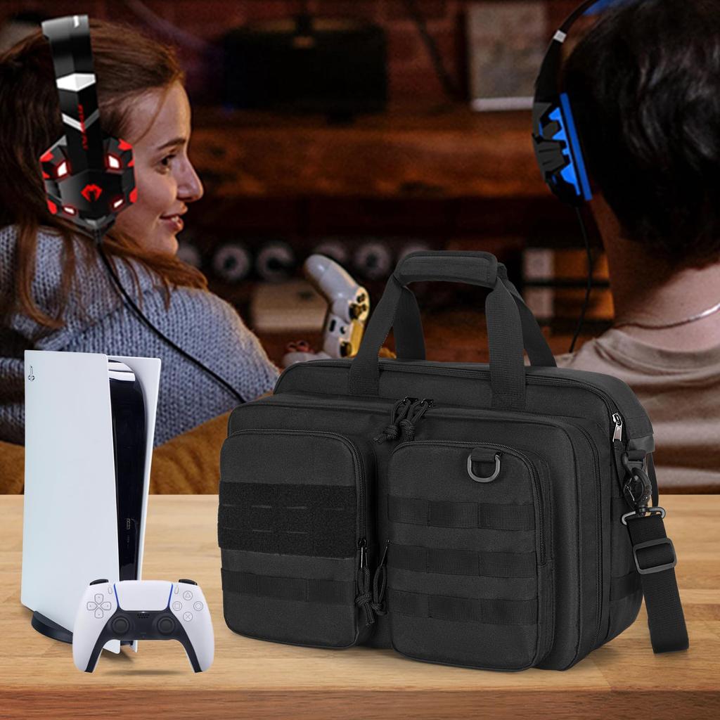 Trunab PS5 Aufbewahrung PS5 Tasche für Neu Kann Controller aufbewahren und Tragetasche für PS5 Tasche, Hülle, PS5, Discs,