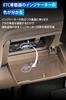 Carmate CX403K Honda N-BOX JOY JF5 / JF6 Exclusive ETC Cover Brown Accessory Ticket Holder