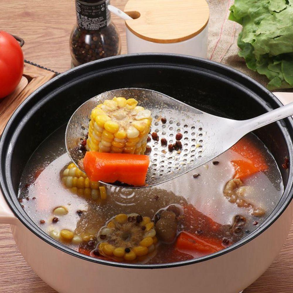 Kitchen Tool Dinnerware Cooking Gadgets Food Skimmer Strainer Spoon Filter Ladle Food Strainer
