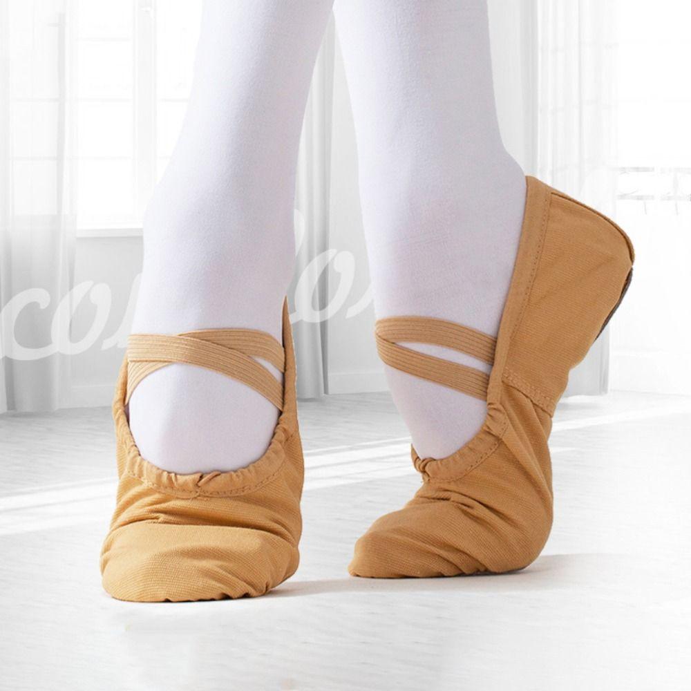 Canvas Soft Flats Training Ballet Dance Gils Shoes Flats Shoes Girls Ballet Shoes Dance Shoes