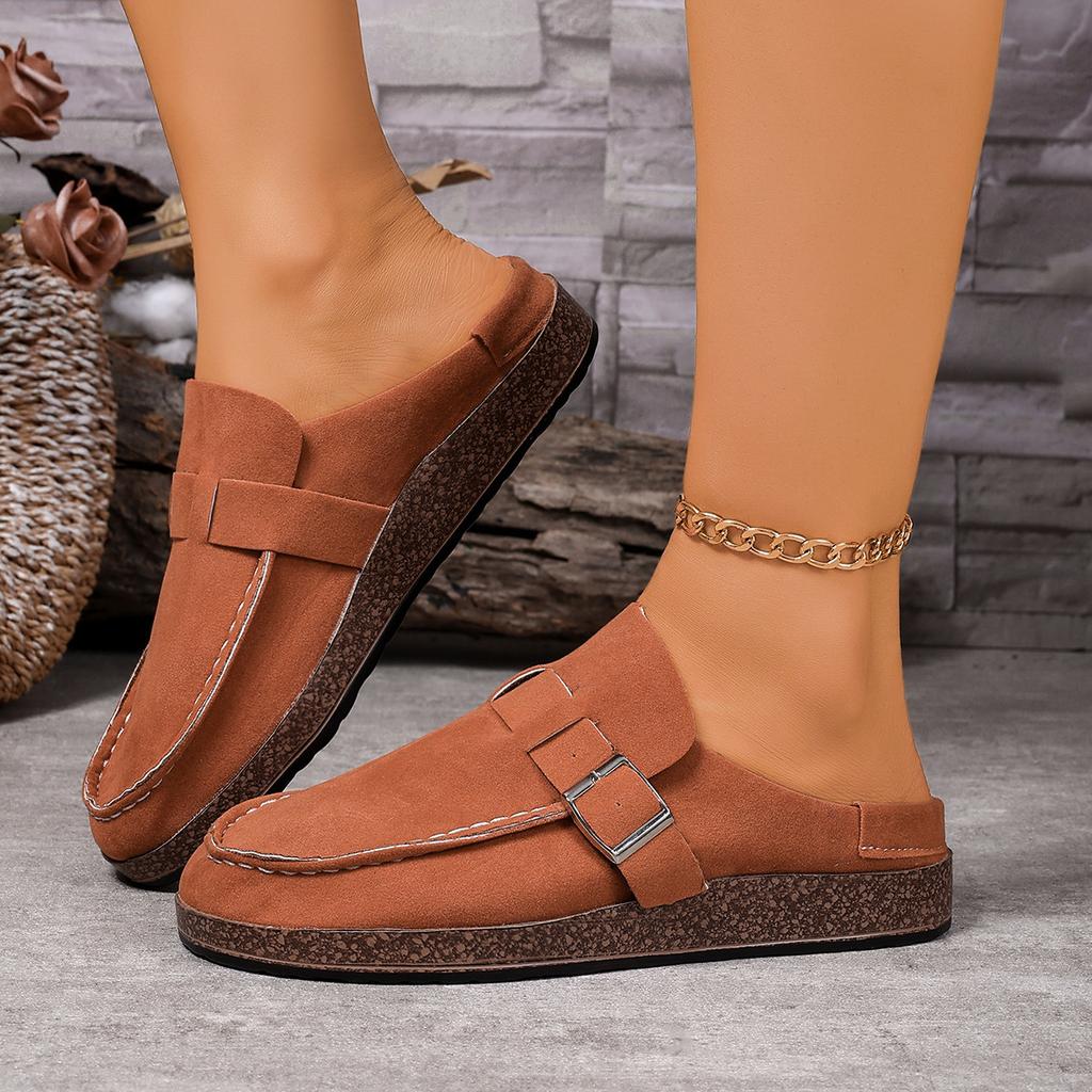 Plus Size Shoes  for Women 35-42 Summer Fashion Slip on Platform Wedges Slippers Women Casual Round Toe Flats Sandals