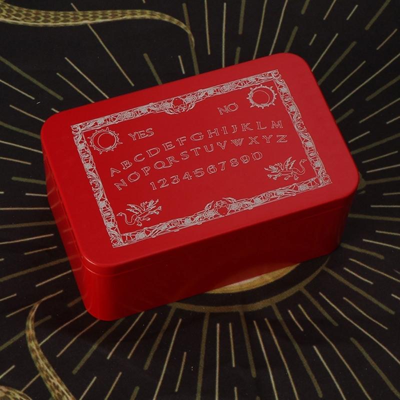 Iron Tarots Cards Storage Case Tarots Cards Box Astrologys Divinations Storage Case
