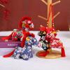 Cultural and Creative Chinese Zodiac Horse Doll Three-Dimensional Pony Pendant  Newborn Baby Gift