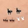Unique Halloween Earrings: Creative Skull, Pumpkin, Bat, Fun Studs