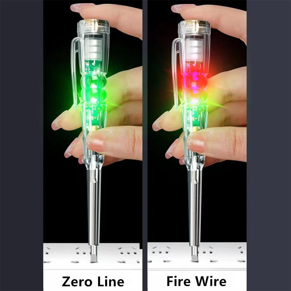 2025 Professional Voltage Tester Pen Electrician Voltmeter Power Test Neutral/Live For Test Too Y7M4
