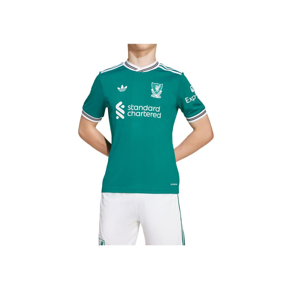 adidas Originals Aeroready Liverpool Fc Tricou Terț 25/26 Logo Mânecă Scurtă Pulover Topuri Copii JV6468