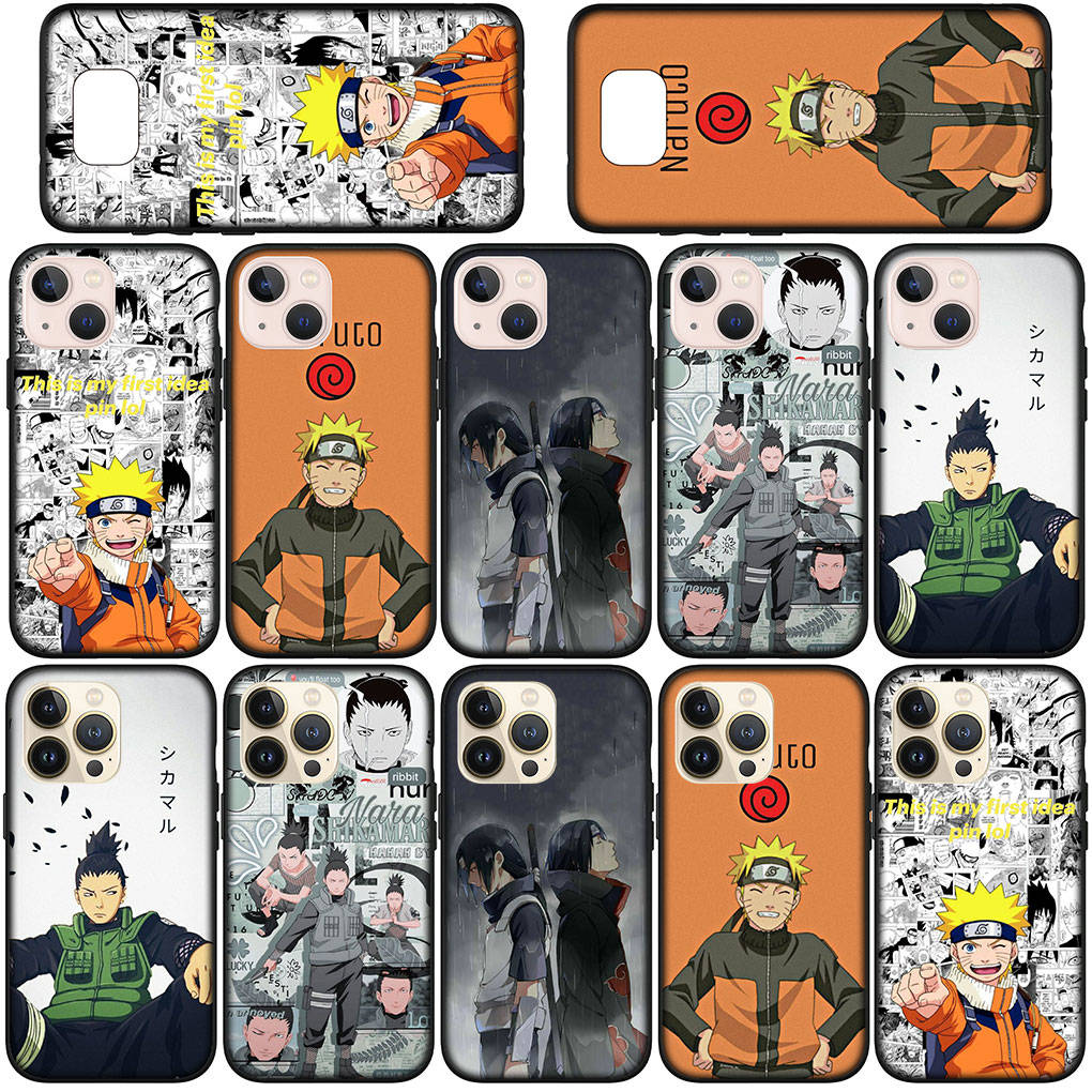 Phone Case for Samsung Galaxy S25 S24 S23 iPhone 16 15 Redmi Note 14 13 12 16E 8 9 X 11 Pro Max XR OPPO Moto Huawei Nara Shikamaru Poster Naruto Cover