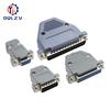 DB15 DB25 DB9 DB37 Parallel Serial Port Fmale/Male Solder Connector+Plastic Assemble Shell Cover 37 9 15PIN VGA Adapter