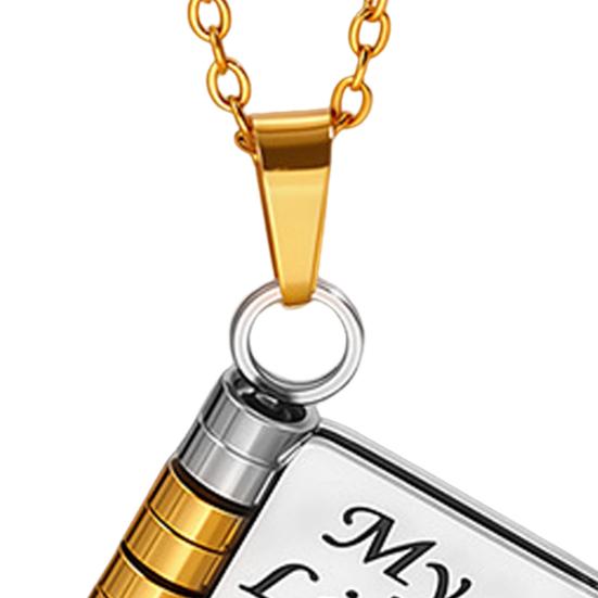 Náhrdelník s přívěskem knihy Můj malý hvězdičko Knižní náhrdelník Mini kniha se 6 stranami Náhrdelník Šperky lásky Dárek k narozeninám k promoci pro dceru