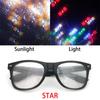 Unique Diffraction Glasses Light Refraction 3D Prism Effect Glasses Prism Glasses  Concert Gear